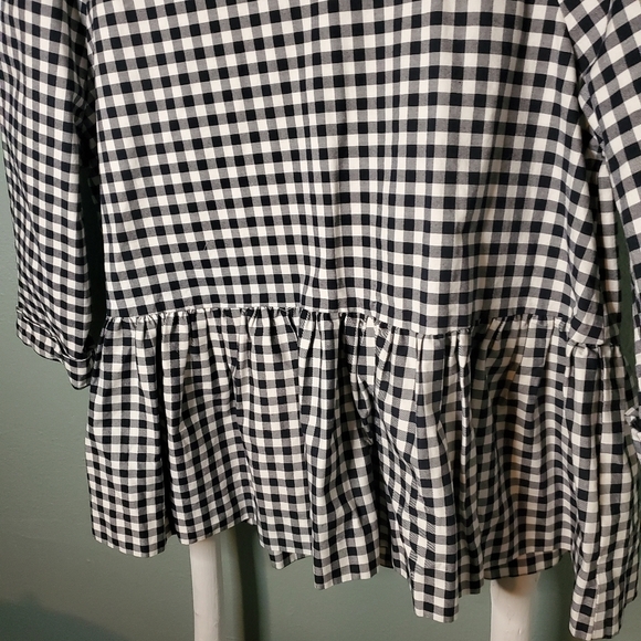 Victoria Beckham for Target check peplum top - Picture 3 of 14